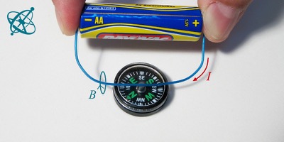 Ciênsação experimento mão na massa para sala de aula: A descoberta de Ørsted  ( física, eletromagnetismo, eletricidade, magnetismo, força de Lorentz)