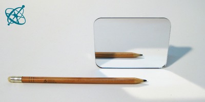 Ciênsação experimento mão na massa para sala de aula: O espelho realmente inverte os lados? ( física, óptica, luz, espelhos, reflexão, visão)